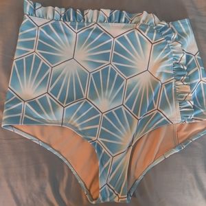 NWOT Cascade Blue Tile Kortni Jean bottoms